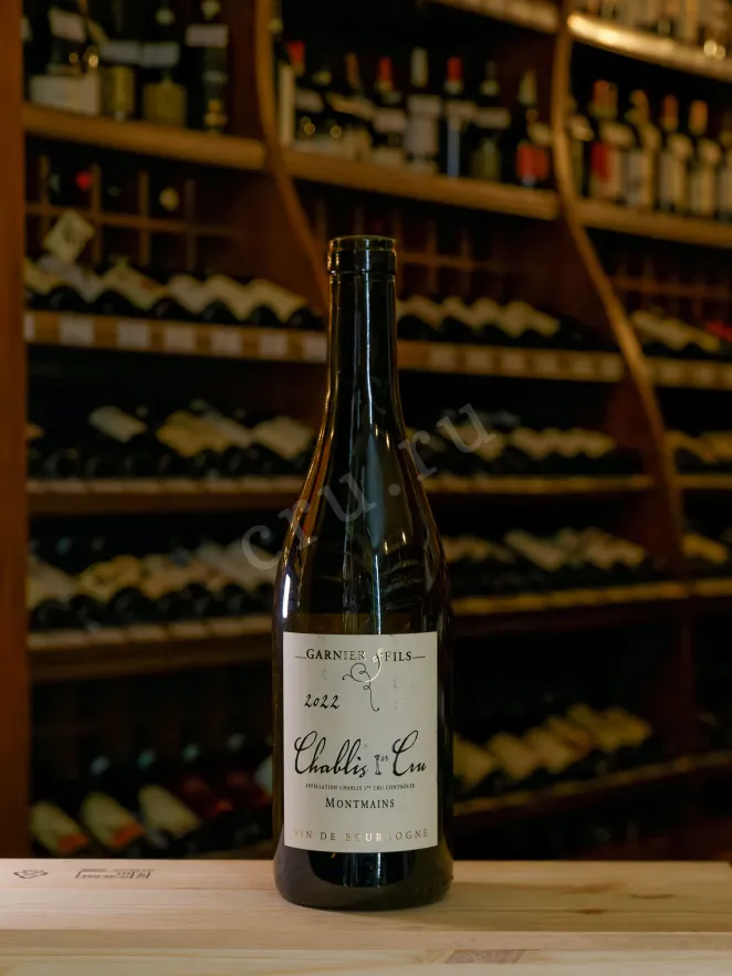 В магазине Крю Профи Domaine Garnier & Fils Chablis Premier Cru Montmains 2022 0.75 л