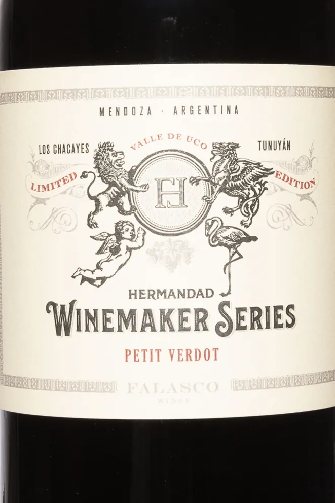 Этикетка Winemakers Series Petit Verdot 2020 0.75 л
