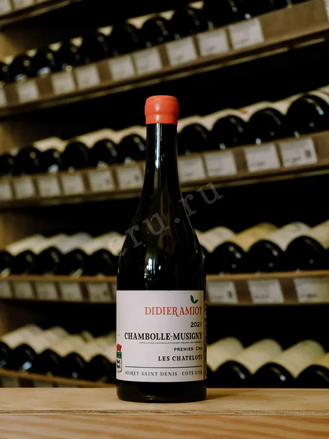 В магазине Крю Профи Domaine Didier Amiot Les Chatelots Chambolle-Musigny Premier Cru AOC 2021 0.75 л