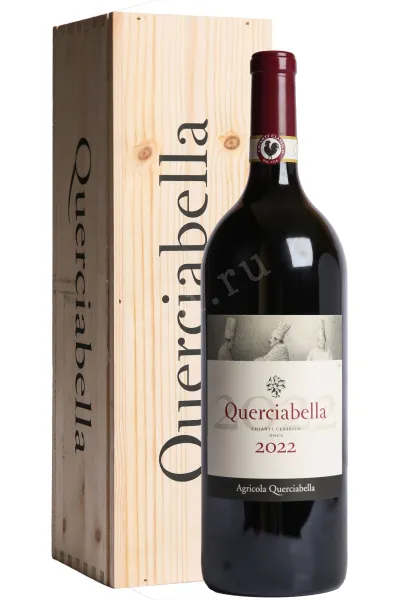 Вино Querciabella Chianti Classico in wooden box 2022 1.5 л