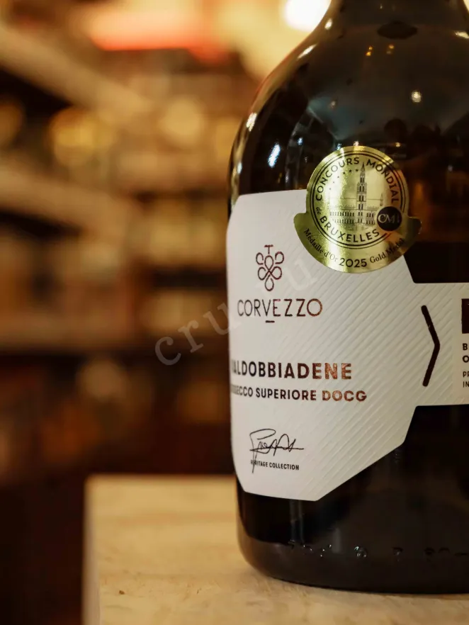 В магазине Крю Профи Corvezzo Prosecco Valdobbiadene Superiore DOCG Brut 2024 0.75 л