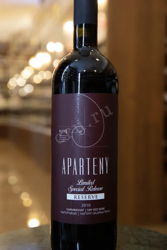 В магазине Крю Профи Aparteny Special Release Reserve 2010 0.75 л