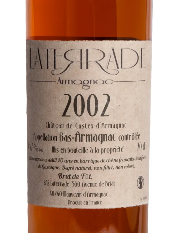 Этикетка Laterrade Chateau de Castex Bas-Armagnac 1997 0.7 л