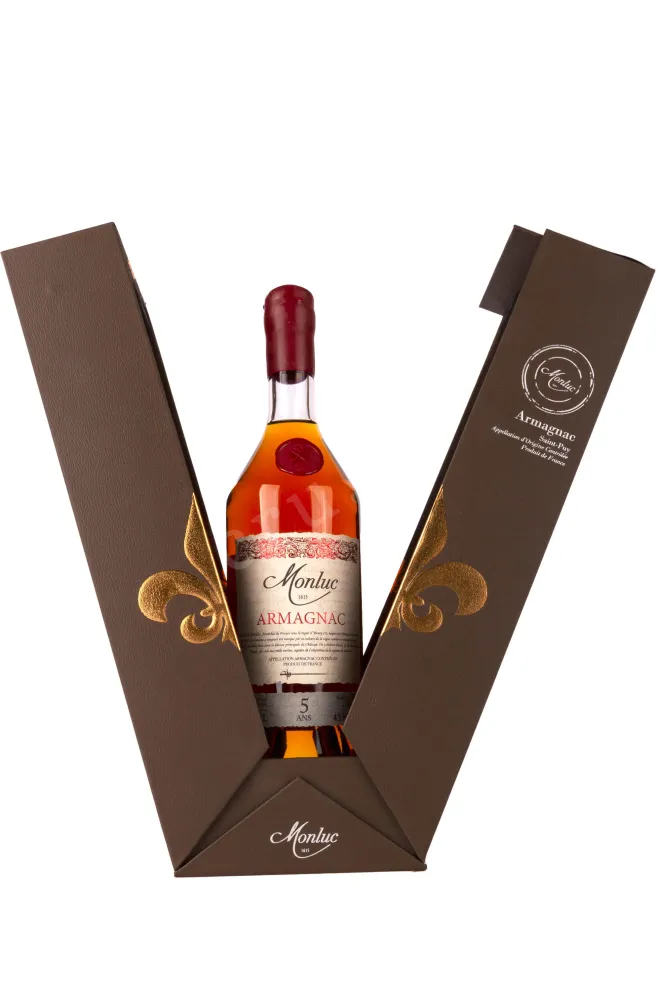 В подарочной коробке Monluc 5 ans gift box 0.7 л