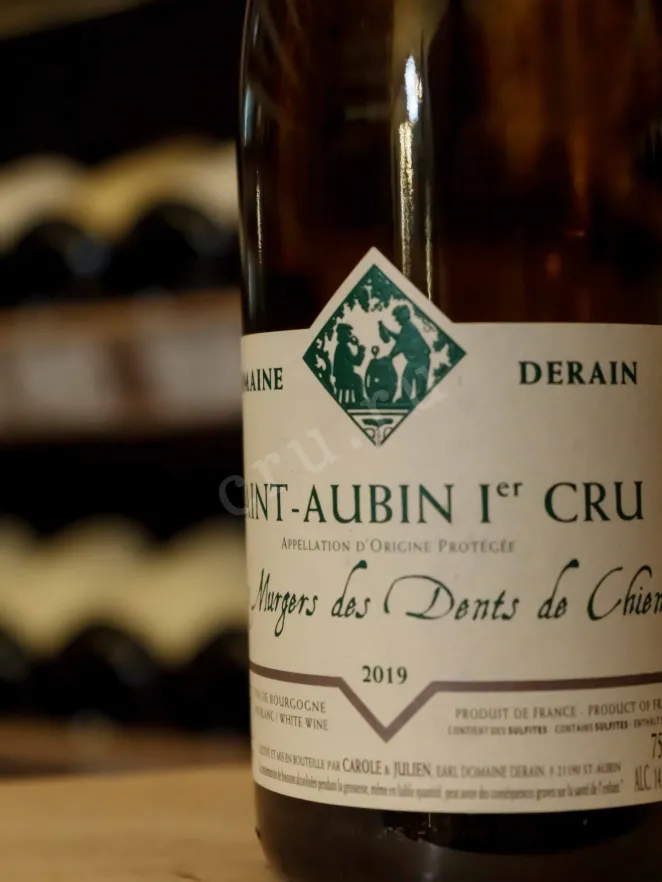 В магазине Крю Профи Saint-Aubin Premier Cru Domaine Derain Le Murgers de Dents de Chien 2019 0.75 л