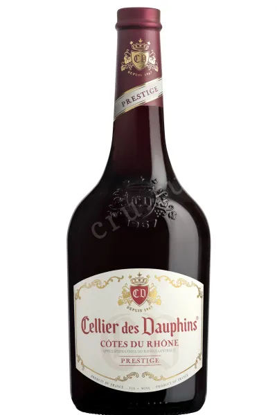 Вино Cellier des Dauphins Cotes du Rhone Prestige red dry 2018 0.75 л