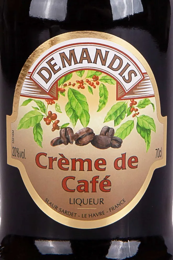 Этикетка Demandis Creme de Cafe 0.7 л