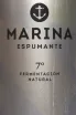 Этикетка Marina Espumante Fermentacion Natural  2022 0.2 л