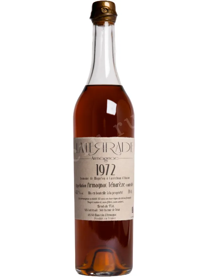 Арманьяк Laterrade Domaine de Miqueou Armagnac Tenareze 1972 0.7 л