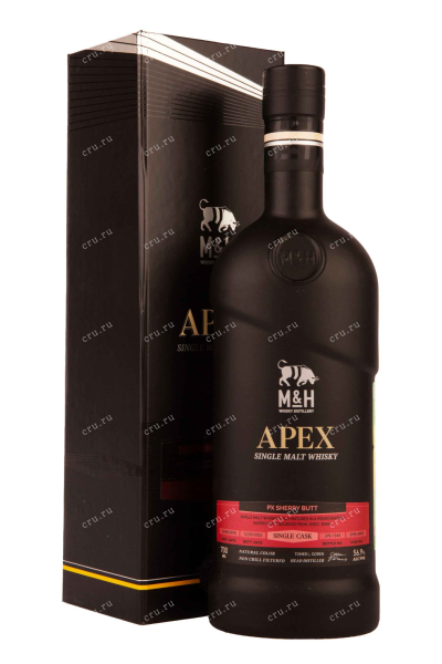 Виски M & H Apex Single Cask PX Sherry Butt gift box  0.7 л