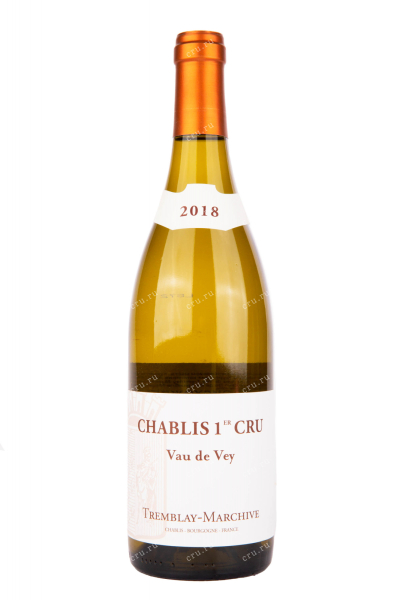 Вино Chablis Tremblay Marchive Premier Cru Vau de Vey 2018 0.75 л