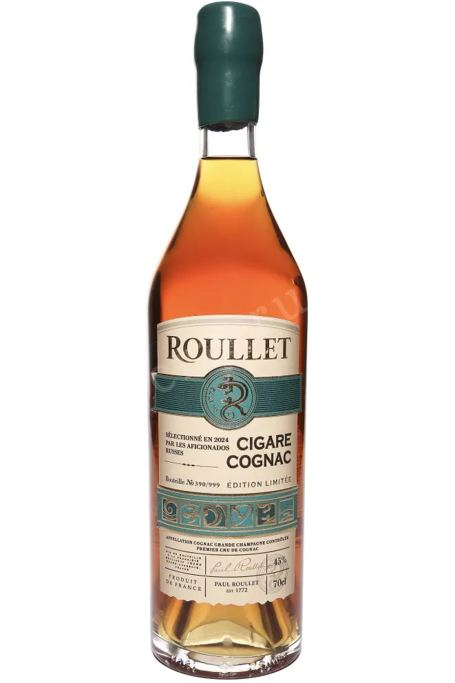 Бутылка Roullet Cigare Grand Champagne in tube 1995 0.7 л