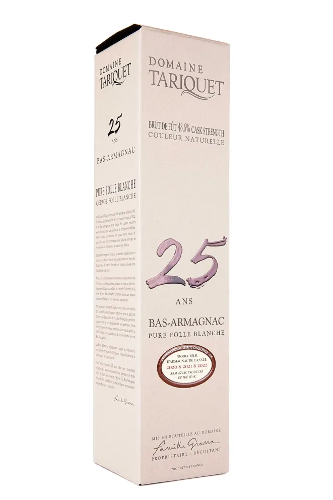 Подарочная коробка Chateau du Tariquet Folle Blanche 25 Years 0.7 л