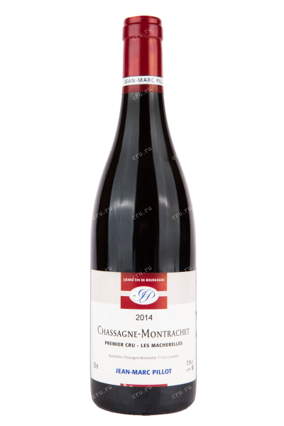 Вино Chassagne Montrachet Premier Cru Les Macherelles Jean Marc Pillot 2014 0.75 л