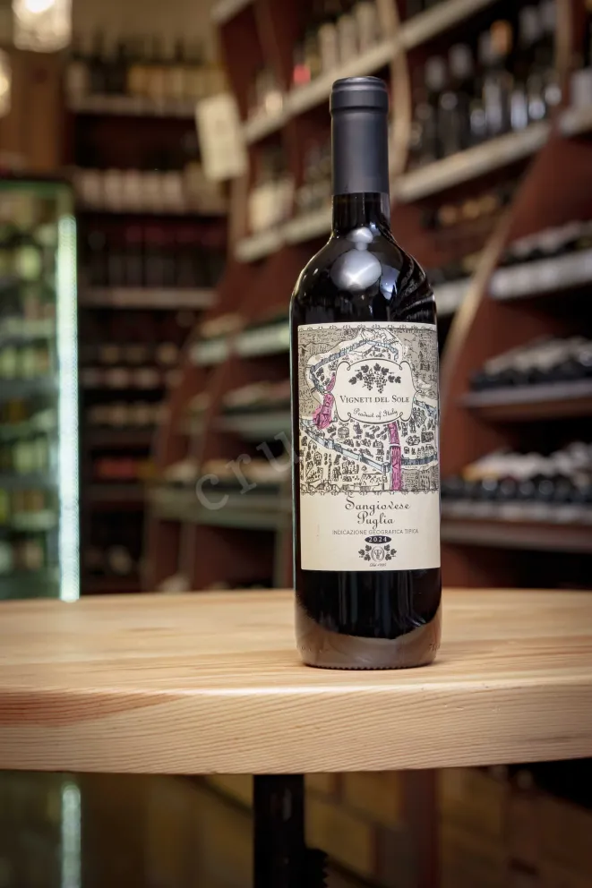 В магазине Крю Профи Vigneti Del Sole Sangiovese Puglia IGT 2024 0.75 л