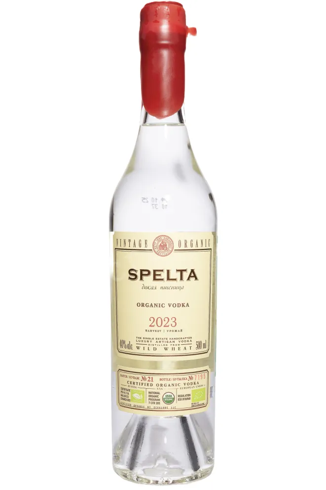 Бутылка Spelta Organic in gift box with pearl spoon 0.5 л