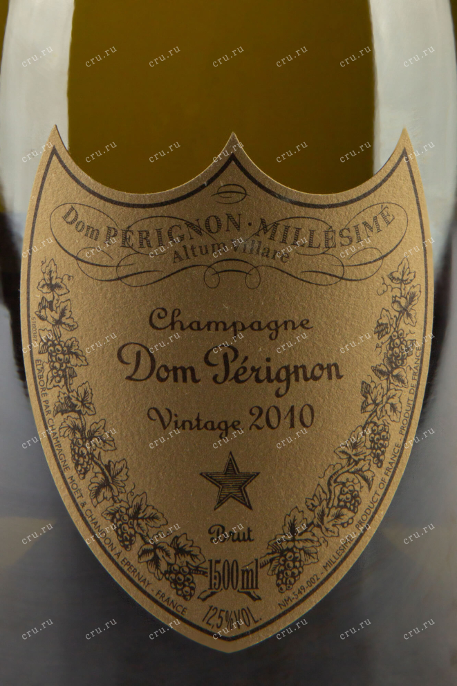 Этикетка Dom Perignon Vintage 2010 1.5 л