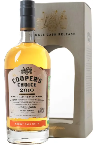 Виски The Cooper's Choice Inchgower Muscat Cask Finish in gift box 2010 0.7 л