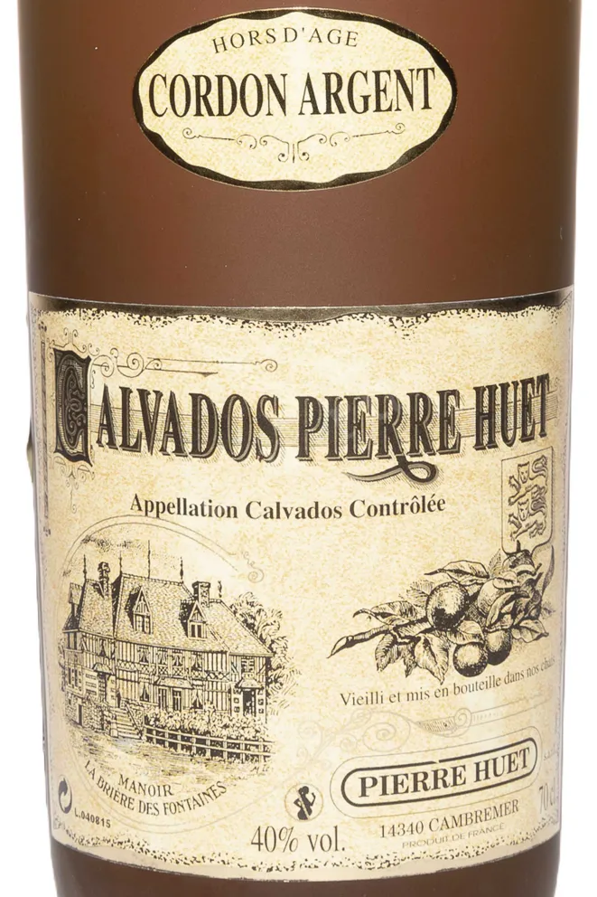 Этикетка Pierre Huet Cordon Argent 0.7 л