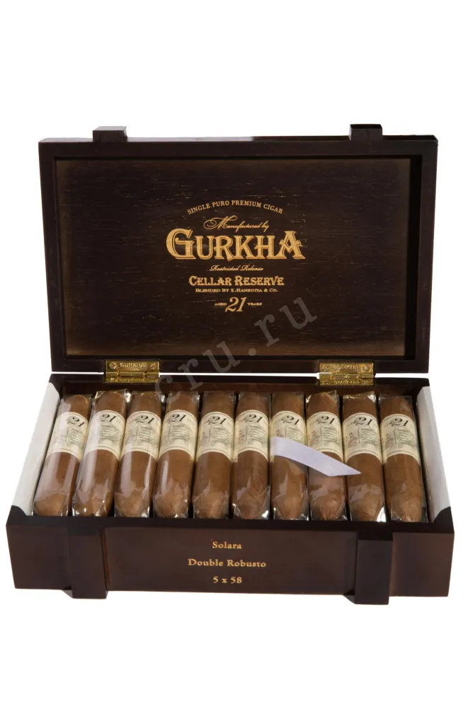 Сигары Gurkha Cellar Reserve 21 Years Duouble Robusto