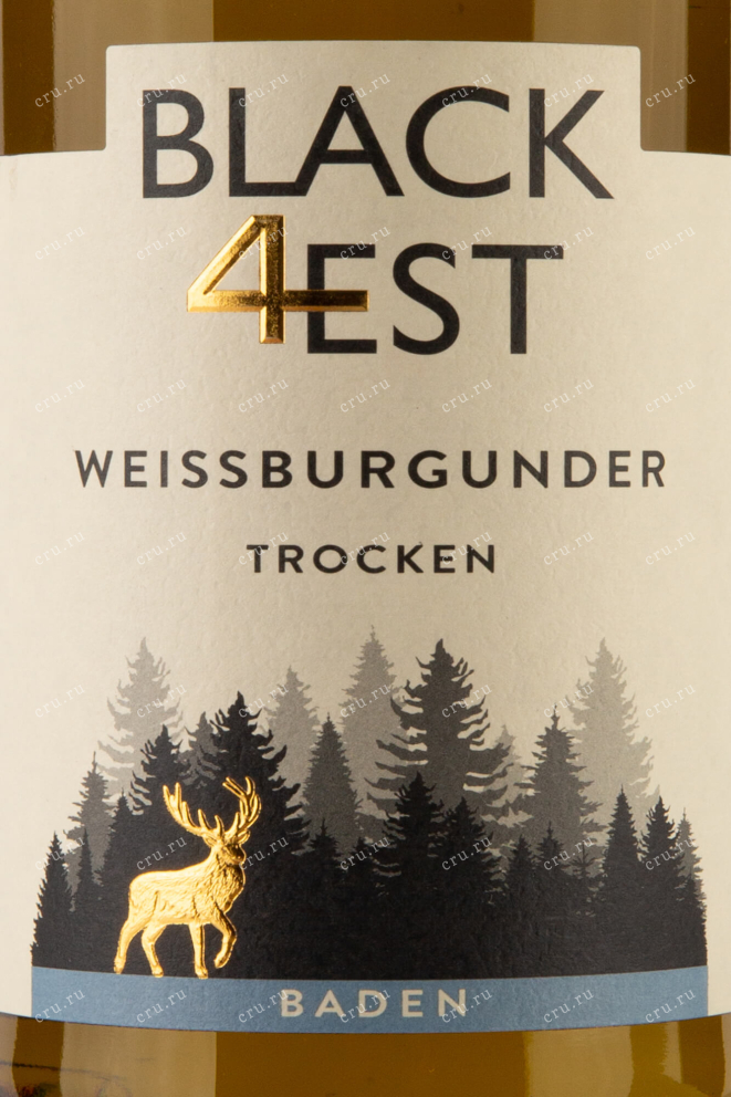 Этикетка Black Forest Weissburgunder  2020 0.75 л