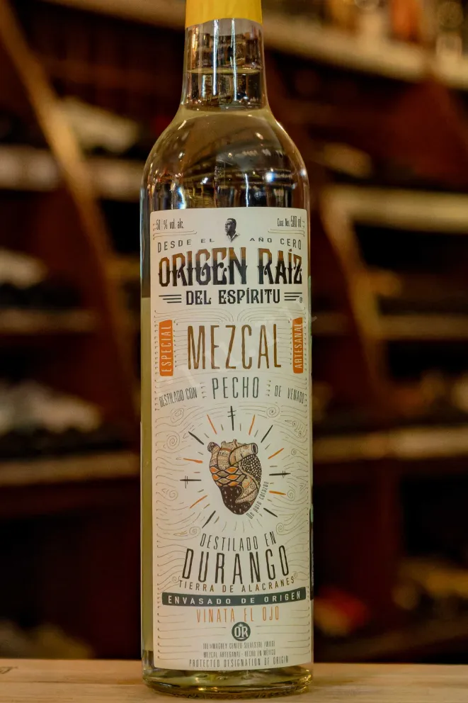 В магазине Крю Профи Origen Raiz del Espiritu Mezcal Pecho 0.5 л