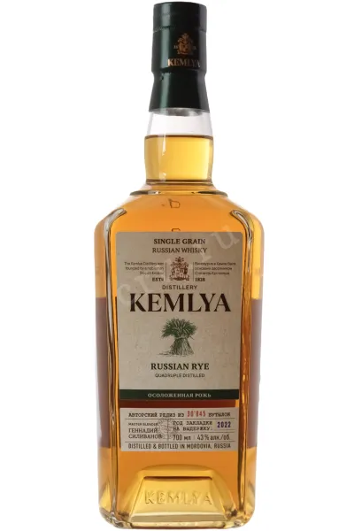 Виски Kemlya Russian Rye  0.7 л