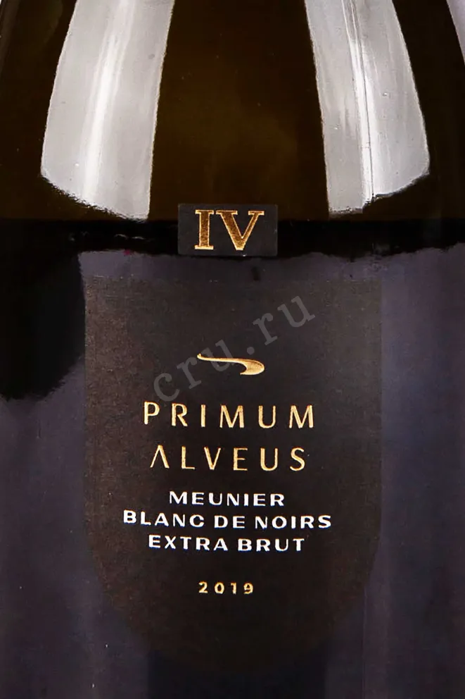 Этикетка Fanagoria Primum Alveus Blanc de Noirs Meunier Extra Brut 2019 0.75 л