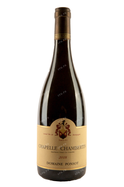Вино Chapelle Chambertin Grand Cru Domain Ponsot 2018 0.75 л