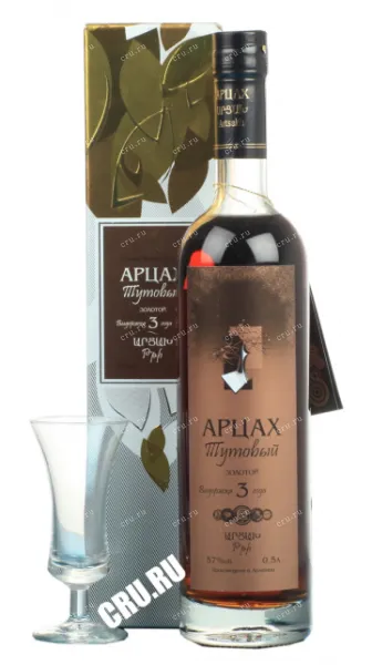 Водка Арцах Тутовая Золотая в п/у  0.5 л