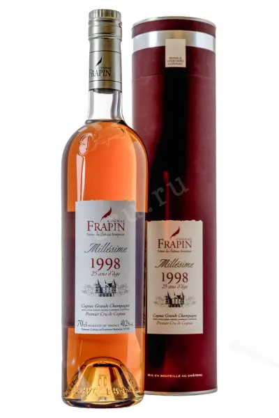 Коньяк Frapin Millesime Cognac Grande Champagne AOC in tube 1998 0.7 л