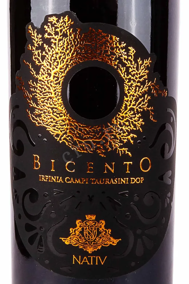 Этикетка Bicento Irpinia Campi Taurasini 2019 0.75 л