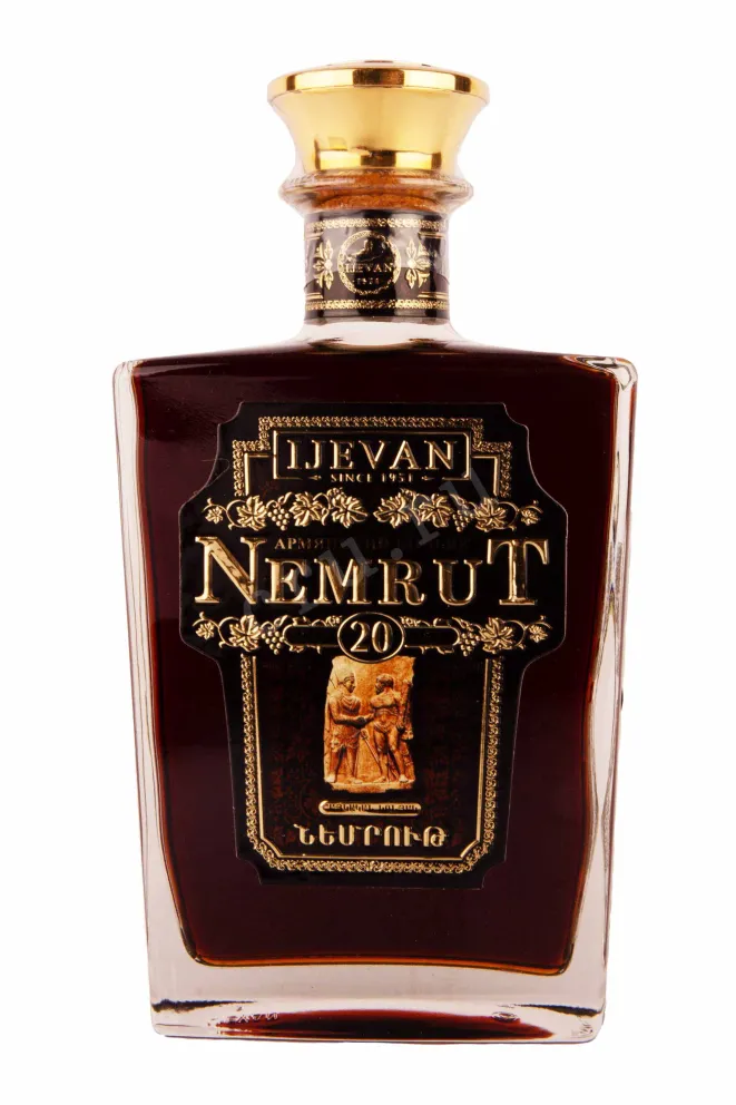 Бутылка Nemrut 20 years in gift box + 2 glasses 2001 0.5 л