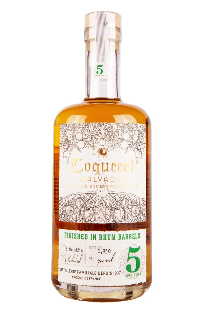 Бутылка Coquerel Rum Finish 5 years in gift box 0.7 л