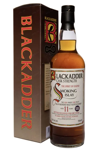 Виски Blackadder Smoking Islay Blended Malt Scotch in gift box  0.7 л