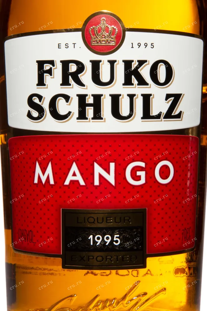 Этикетка Fruko Schulz Mango 0.7 л