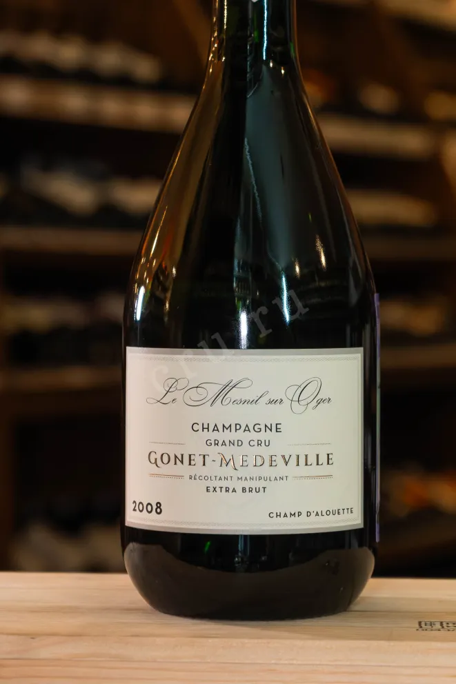 В магазине Крю Профи Gonet-Medeville Le Mesnil sur oger Champ d'Alouette Grand Cru 2008 0.75 л