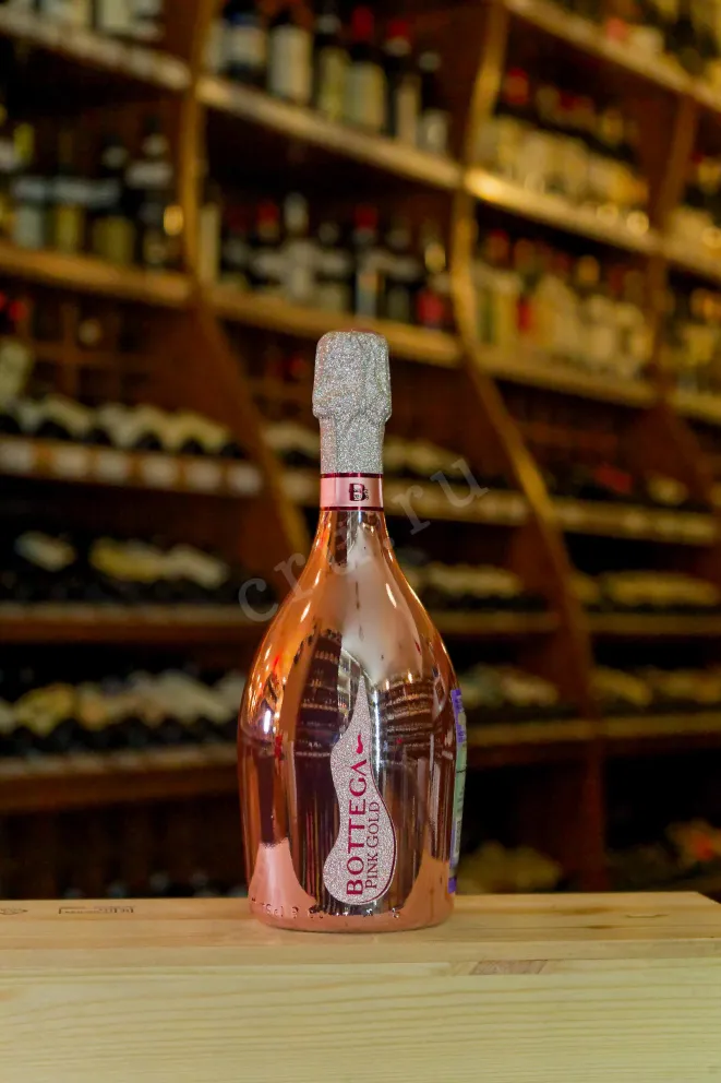 В магазине Крю Профи Bottega Pink Gold Prosecco Rose Brut gift box 0.75 л
