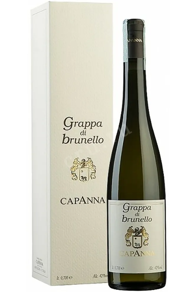 Граппа Capanna Brunello in gift box  0.7 л