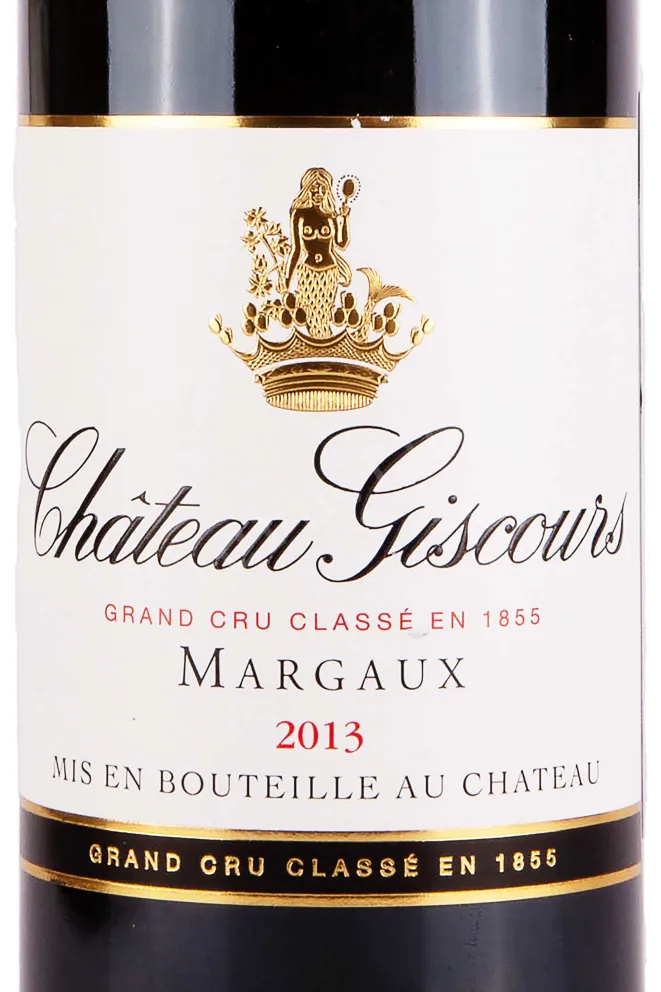 Этикетка Chateau Giscours Margaux 2013 0.75 л