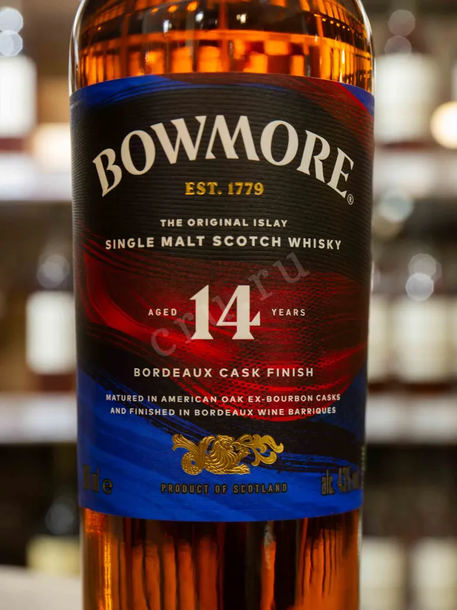 В магазине Крю Профи Bowmore Bordeaux Cask Finish 14 Years in gift box 0.7 л