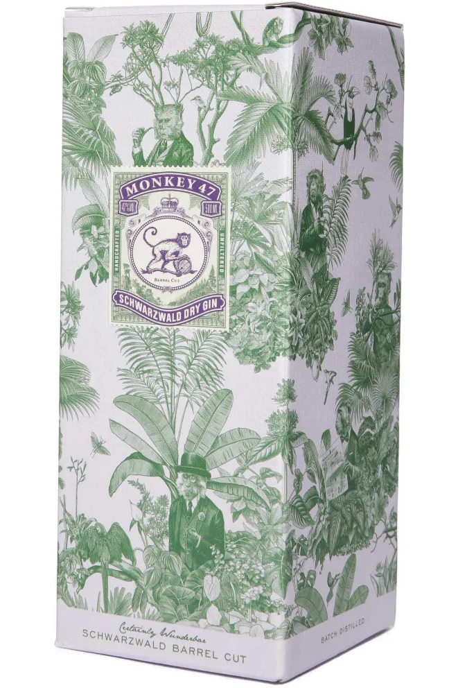 Подарочная коробка Monkey 47 Barrel Cut in gift box 0.5 л