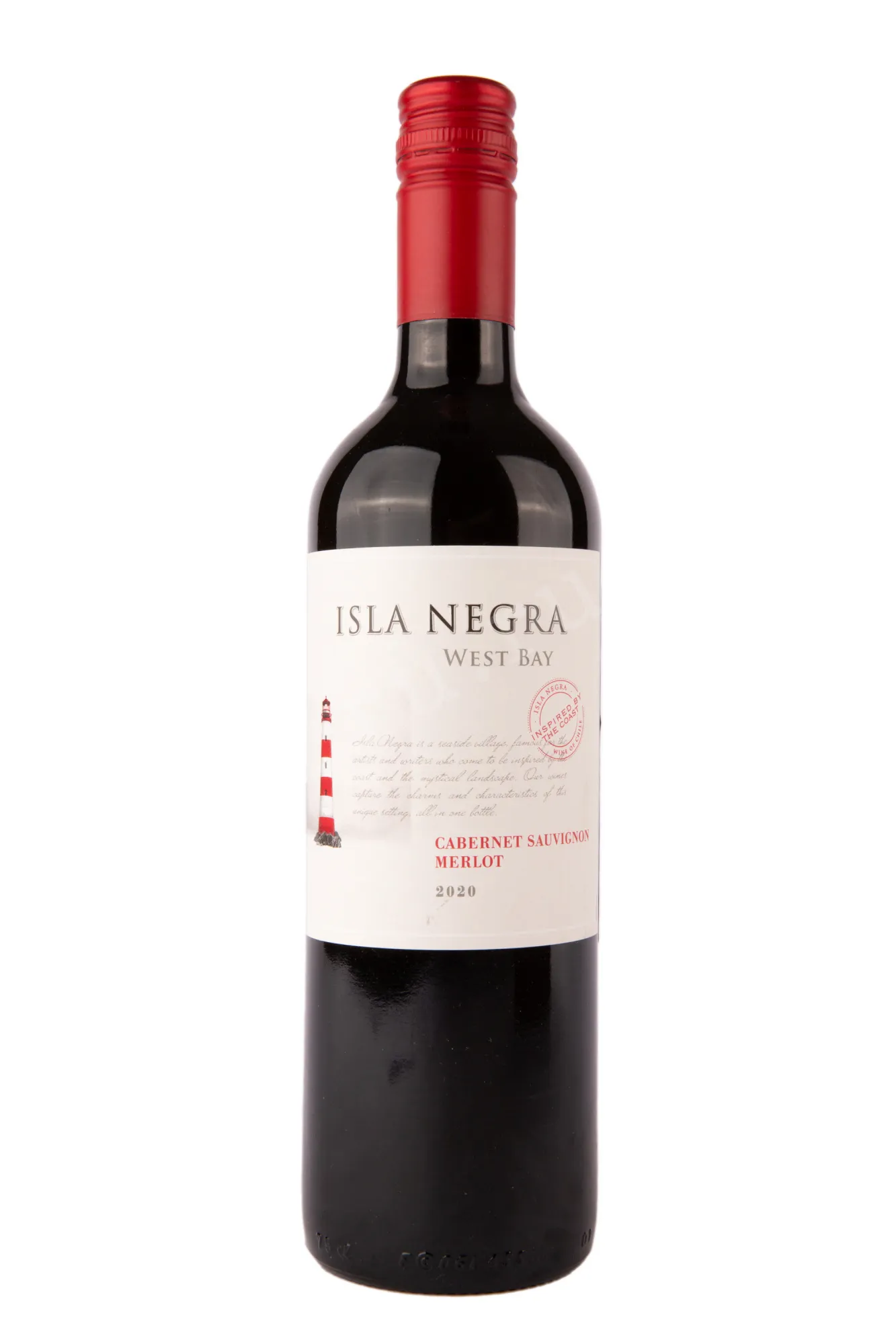 Фото — Вино Isla Negra West Bay Cabernet Sauvignon-Merlot 2020 0.75 л