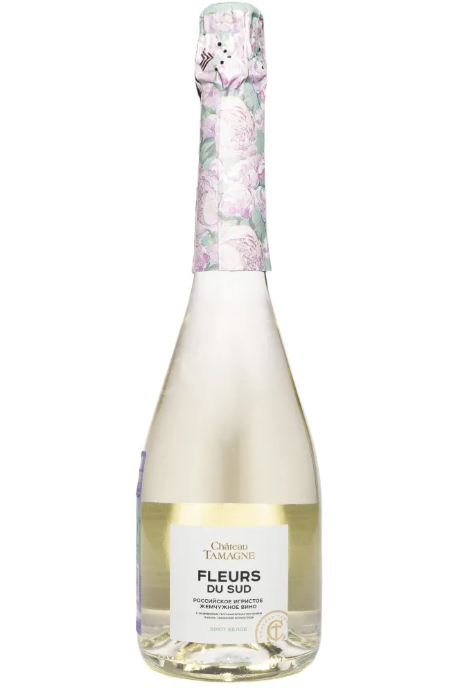 Игристое вино Шато Тамань Флерс дю Сюд 2024 0.75 л