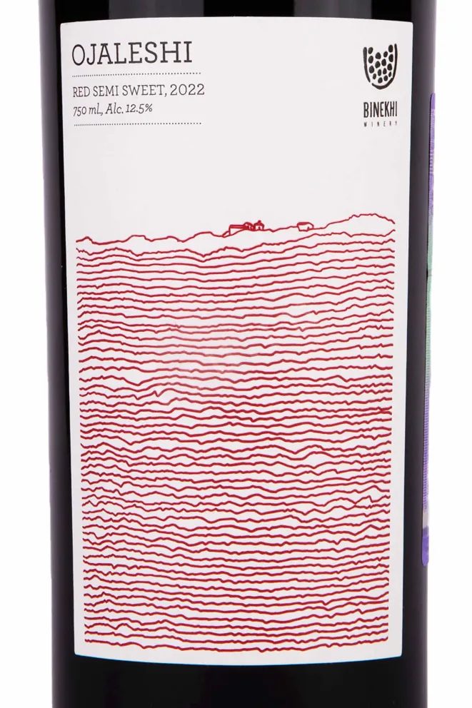 Этикетка Binekhi Ojaleshi Qvevri 2022 0.75 л