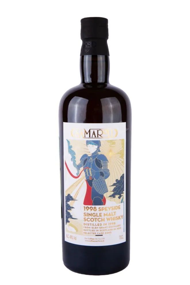 Бутылка Samaroli Glen Grant Speyside Single Malt gift box 1998 0.7 л