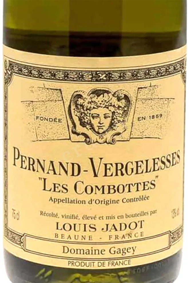 Этикетка Louis Jadot Pernand-Vergelesses AOC Les Combottes 2017 0.75 л