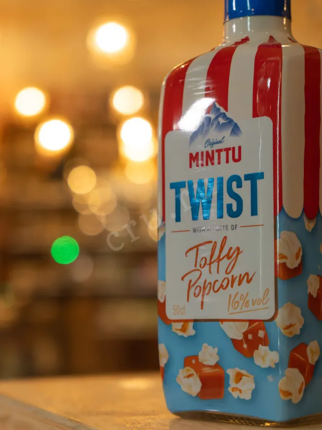 В магазине Крю Профи Minttu Twist Toffy Popcorn 0.5 л