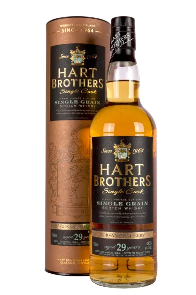 Виски Hart Brothers Girvan Single Grain 29 years old in tube  0.7 л