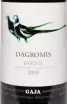 Этикетка Gaja Dagromis Barolo 2019 0.75 л